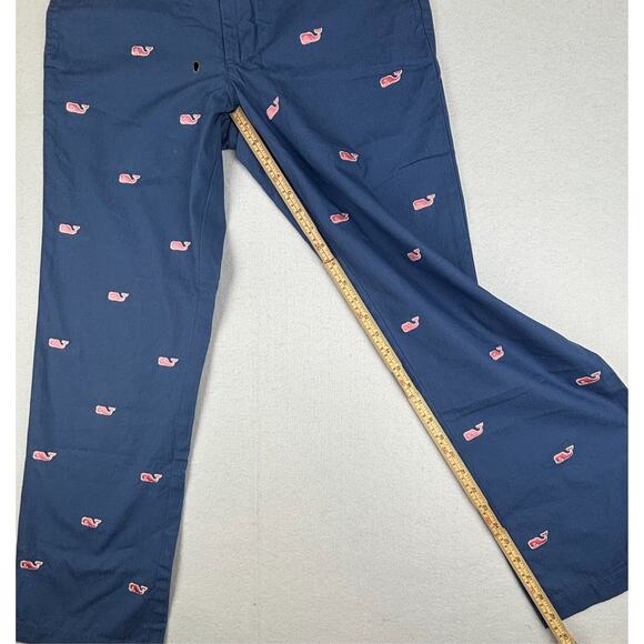 Vineyard Vines Club Pants Mens 30x30 Whale Embroidered Preppy Golf Flaw - Hole - Picture 8 of 11